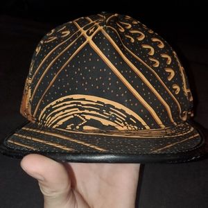 Vintage leather strap SUPREME flatbill hat